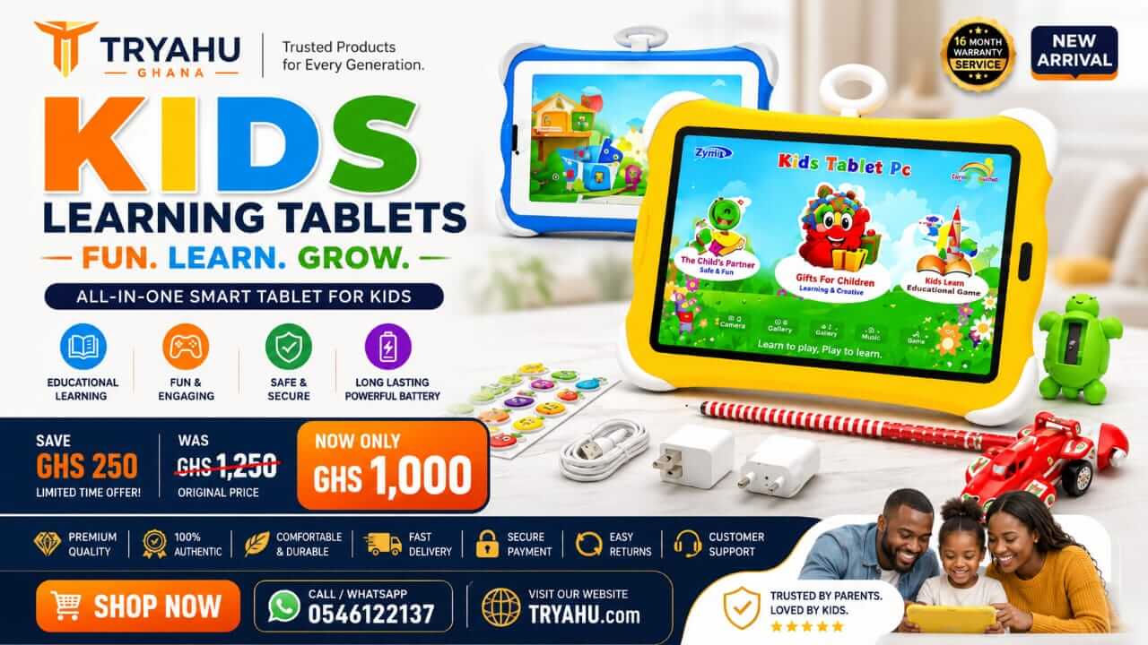 Buy Kids Learning Tablets Online In Ghana | Best Educational Tablets For Children – Tryahu